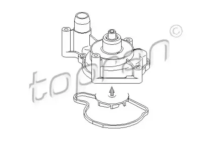 113 133 TOPRAN Водяной насос