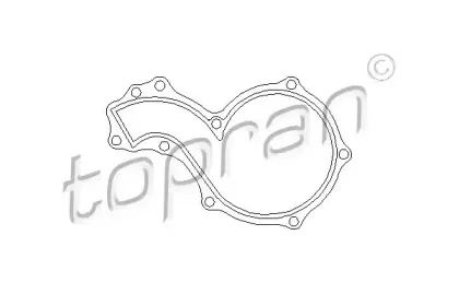 100 214 TOPRAN Прокладка, водяной насос