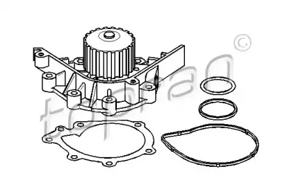 720 168 TOPRAN Водяной насос