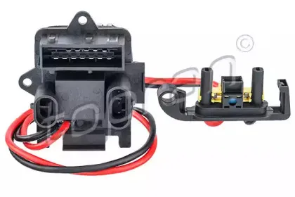 208 259 TOPRAN Сопротивление, вентилятор салона