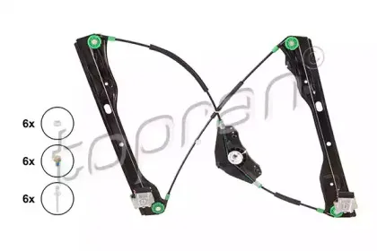 116 297 TOPRAN Подъемное устройство для окон