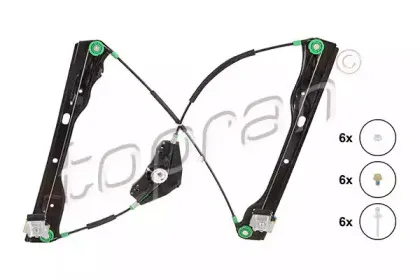 116 296 TOPRAN Подъемное устройство для окон