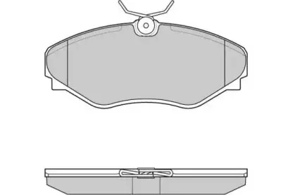 12-1011 E.T.F. Комплект тормозных колодок, дисковый тормоз
