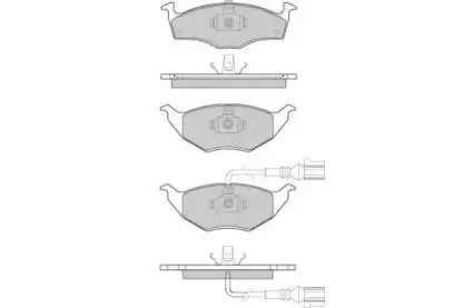 12-1032 E.T.F. Комплект тормозных колодок, дисковый тормоз