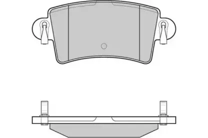 12-1074 E.T.F. Комплект тормозных колодок, дисковый тормоз