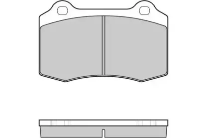 12-1155 E.T.F. Комплект тормозных колодок, дисковый тормоз