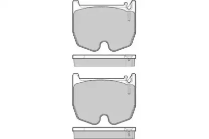 12-1163 E.T.F. Комплект тормозных колодок, дисковый тормоз