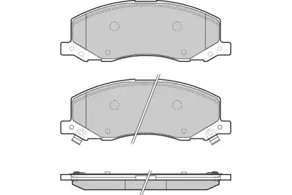 12-1378 E.T.F. Комплект тормозных колодок, дисковый тормоз