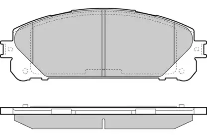12-1481 E.T.F. Комплект тормозных колодок, дисковый тормоз