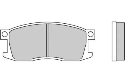 12-0190 E.T.F. Комплект тормозных колодок, дисковый тормоз