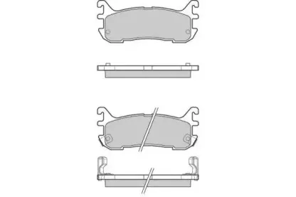 12-0759 E.T.F. Комплект тормозных колодок, дисковый тормоз