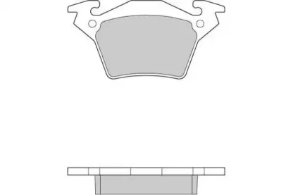 12-0880 E.T.F. Комплект тормозных колодок, дисковый тормоз