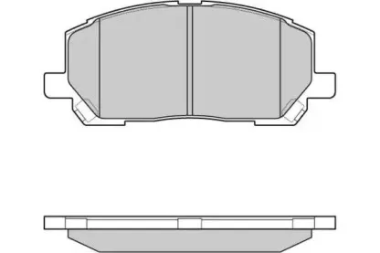12-0989 E.T.F. Комплект тормозных колодок, дисковый тормоз
