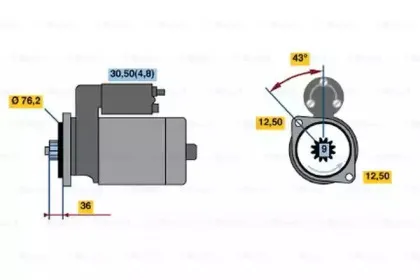 0 001 120 402 BOSCH Стартер