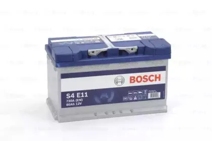 0 092 S4E 110 BOSCH Стартерная аккумуляторная батарея