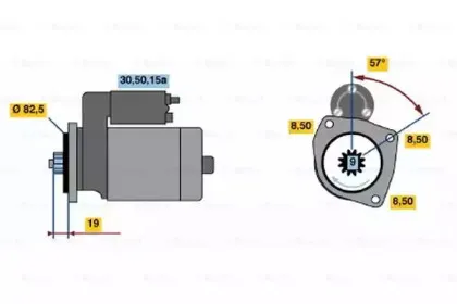 0 986 013 380 BOSCH Стартер