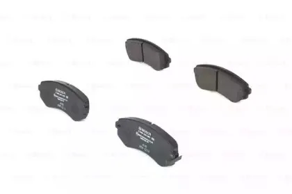 0 986 424 489 BOSCH Комплект тормозных колодок, дисковый тормоз