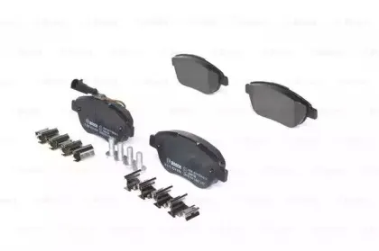 0 986 424 596 BOSCH Комплект тормозных колодок, дисковый тормоз