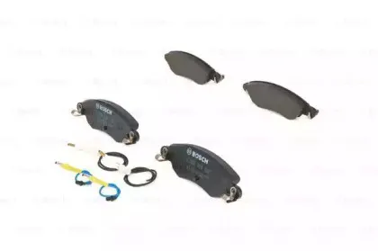 0 986 424 598 BOSCH Комплект тормозных колодок, дисковый тормоз