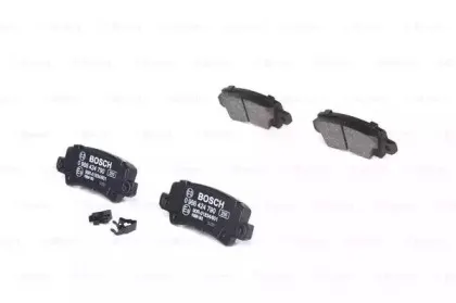 0 986 424 790 BOSCH Комплект тормозных колодок, дисковый тормоз