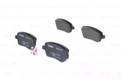 0 986 424 795 BOSCH Комплект тормозных колодок, дисковый тормоз