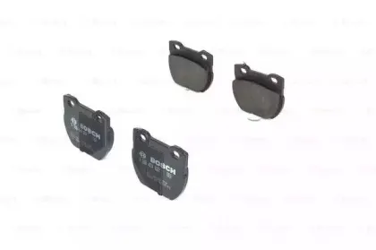 0 986 424 827 BOSCH Комплект тормозных колодок, дисковый тормоз