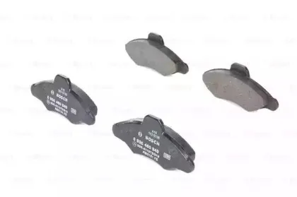 0 986 460 949 BOSCH Комплект тормозных колодок, дисковый тормоз