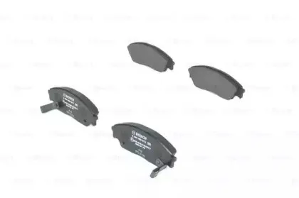 0 986 460 972 BOSCH Комплект тормозных колодок, дисковый тормоз