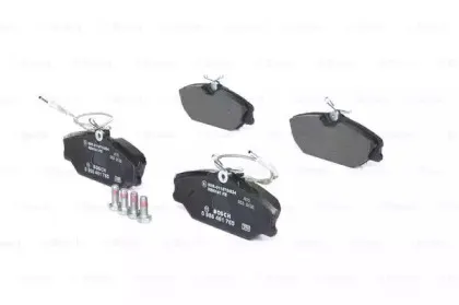 0 986 461 765 BOSCH Комплект тормозных колодок, дисковый тормоз