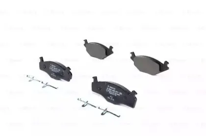 0 986 468 871 BOSCH Комплект тормозных колодок, дисковый тормоз