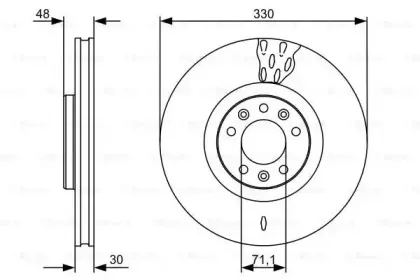 0 986 479 529 BOSCH Тормозной диск