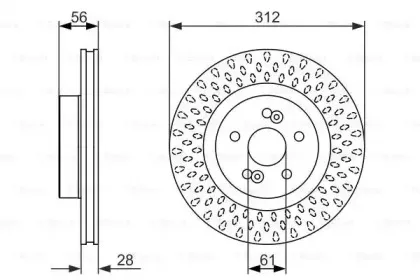 0 986 479 723 BOSCH Тормозной диск