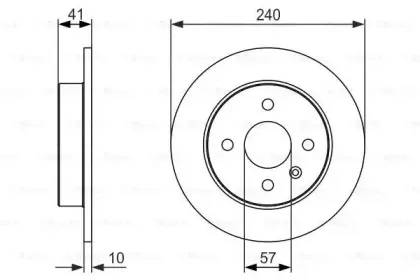 0 986 479 918 BOSCH Тормозной диск