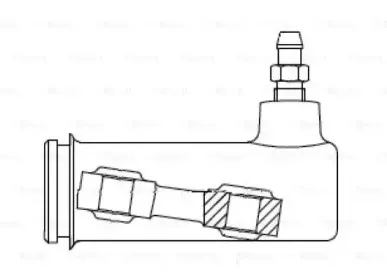 0986486598 BOSCH Рабочий цилиндр, система сцепления