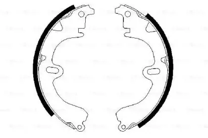 0 986 487 277 BOSCH Комплект тормозных колодок