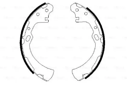 0 986 487 369 BOSCH Комплект тормозных колодок