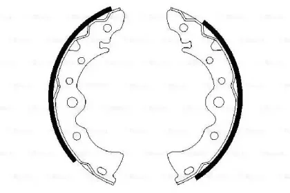 0 986 487 398 BOSCH Комплект тормозных колодок