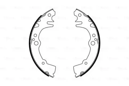 0 986 487 764 BOSCH Комплект тормозных колодок
