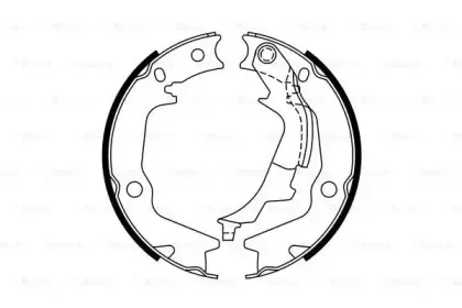 0 986 487 768 BOSCH Комплект тормозных колодок, стояночная тормозная система