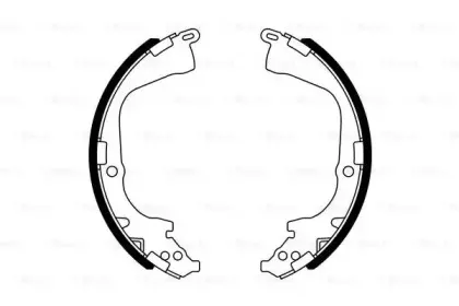 0986487781 BOSCH Комплект тормозных колодок