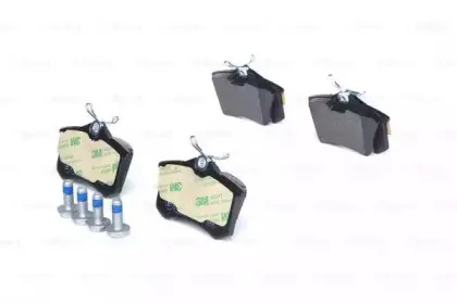 0 986 494 516 BOSCH Комплект тормозных колодок, дисковый тормоз