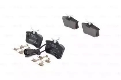 0 986 494 598 BOSCH Комплект тормозных колодок, дисковый тормоз