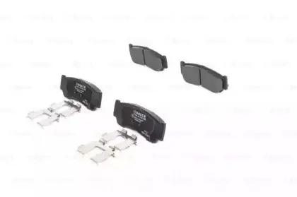 0 986 494 628 BOSCH Комплект тормозных колодок, дисковый тормоз