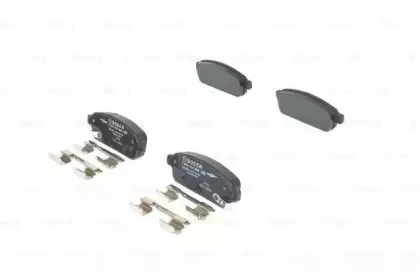 0986494666 BOSCH Комплект тормозных колодок, дисковый тормоз