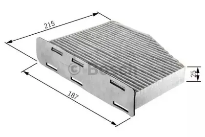 1 987 432 105 BOSCH Фильтр, воздух во внутренном пространстве