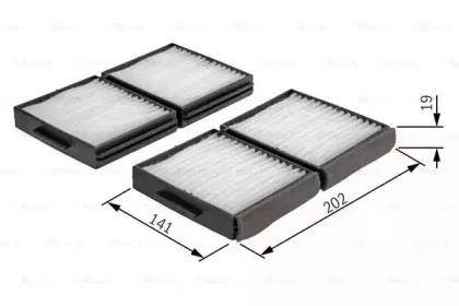 1 987 432 159 BOSCH Фильтр, воздух во внутренном пространстве