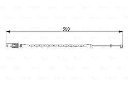 1 987 473 042 BOSCH Сигнализатор, износ тормозных колодок