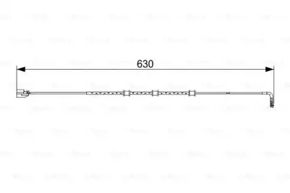 1 987 473 556 BOSCH Сигнализатор, износ тормозных колодок