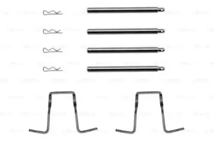 1987474058 BOSCH Комплектующие, колодки дискового тормоза