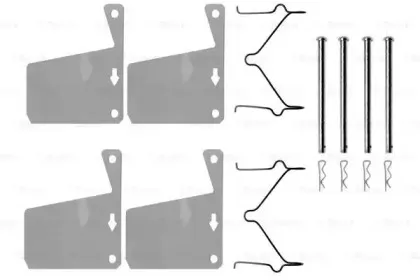 1 987 474 071 BOSCH Комплектующие, колодки дискового тормоза